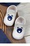 Safari Hat with Booties, Eared Teddy Bear Printed Badili Summer 4-Piece Salopet Baby Boy Set - 2