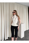 Beige Adjustable Belted Buttoned Blouse - 70265 - 4