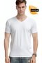 Super Soft Modal Lycra Short Sleeve V-Neck Men's Undershirt T-Shirt Ozt1-1007 - 2