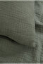 Muslin Duvet Cover Set Single Size Beige |   With Sheets - 4