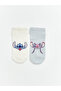 Esvab • Modern & Distinctive Stitch Printed Women's Booties Socks 3-Piece Set - 2