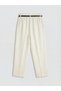 Vizyon New Season Women's Fabric Trousers with Belted Waist - 6