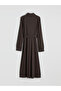 Original Modal Blended Belted Shirt Dress - 5