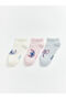 Esvab • Modern & Distinctive Stitch Printed Women's Booties Socks 3-Piece Set