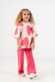 4-5-6-7-8 Years Old Girls' Heart Printed Set - 8