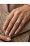 Sparkling Rectangular Stone Gold-Tone Minimal Ring - 2