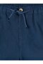LCW Kids Elastic Waist Linen Blended Boy's Shorts - 3