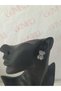 Velvet Textured Teddy Bear Design Women's Stainless Steel Stud Earrings - 3