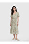 Nevavm V-Neck Floral Dress with a Difference