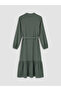 Esvab • Modern & Distinctive Stand Collar Textured Dress - 6