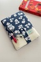 Fabric Book Cover with Pockets - 6