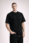 Premium Oversize Black Basic T-Shirt 100% Cotton Unisex - 5