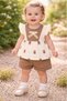 Organic Cotton Muslin Girls' Baby Shorts Dress