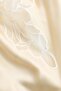 Lace-detail satin dress with scarf - 7