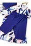 Girl's 3-Piece Swimsuit Hijab Set with Colorful Print - 3