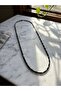 Black Matte Finish Stainless Steel Cylinder Chain Necklace