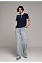 Regular Fit Women's Light Indigo Denim Jean Trousers - 3