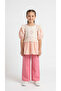 Ön Roba Embroidered Scalloped Girls' Top and Bottom Set