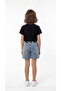 Ön Love Embroidered Girls' T-Shirt-Shorts Set - 4