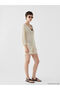 Two Mt Shop Quality Soulife Beige Lace Patterned Standard & Regular Women's Jumpsuit