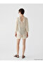 Two Mt Shop Quality Soulife Beige Lace Patterned Standard & Regular Women's Jumpsuit - 4