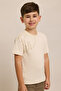 Embroidered T-Shirt with Crew Neck and Short Sleeves - 4