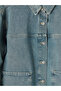Nevavm Shirt Collar Oversize Women's Jean Jacket with a Difference - 7