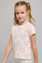 Printed T-Shirt with Crew Neck and Short Sleeves - 4