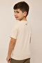 Embroidered T-Shirt with Crew Neck and Short Sleeves - 6
