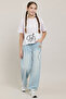Printed T-Shirt with Crew Neck and Short Sleeves - 2