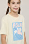 Printed T-Shirt with Crew Neck and Short Sleeves - 6