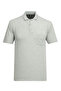 Men's Polo Collar Short Sleeve Classic Fit Buttoned Pocket Combed Cotton Gray T-Shirt Classic Fit - 5302 - 2