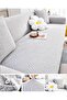 JAKAR Sofa Cover Sofa Bed Cover Couch Cover Set of 3 Stretchy Elasticated High Quality Stain Resistant - 2