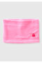 Boy's Pink Logo Detailed Neck Collar - 2
