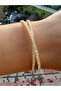 Gold Color Zircon Stone Cross Bracelet Does Not Tarnish - 2