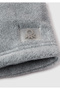 Boy's grey melange logo detail neck warmer - 3