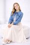 Kot Jacket and Lined Dress for Girls - Set