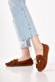 Genuine Leather Suede Flexible Lightweight Comfortable Loafer Like a Sock Sw.780 Tan Suede - 5