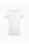 White T-Shirt – Men’s Slim Fit Round Neck Cotton T-shirt - 3