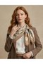 Horse Icons Scarf Pattern 90X90Cm Scarf/Foulard