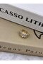 Gold Color Serrated Zircon Stone Special Series Adjustable Brass Ring T4