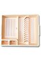 Plastic Dish Rack with Draining Tray, Multi-Compartment Dish Drainer Organizer for Plates - 4