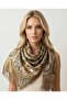 Women's Shawl with Ethnic Patterns