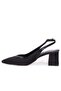 Dza07-1296034 Black 7 cm Thick Heeled Classic Women's Shoes - 3