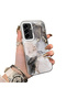 Samsung Galaxy A56 Compatible Silicone Edge Hard Back Anti-Fall Phone Case with Marble Pattern - 4