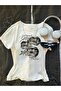 Cotton Women's Slim Crop Top Basic Summer Comfortable Model 100% Cotton