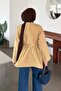 Piliseli Wide Sleeve Shirt Beige - 4