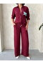 Pilise Trousers - Burgundy |   D2783 - 3