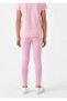 Girls Basic Solid Leggings - Pink color - 4