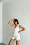 Lace Bohem Beige Shorts Summerwear - 3